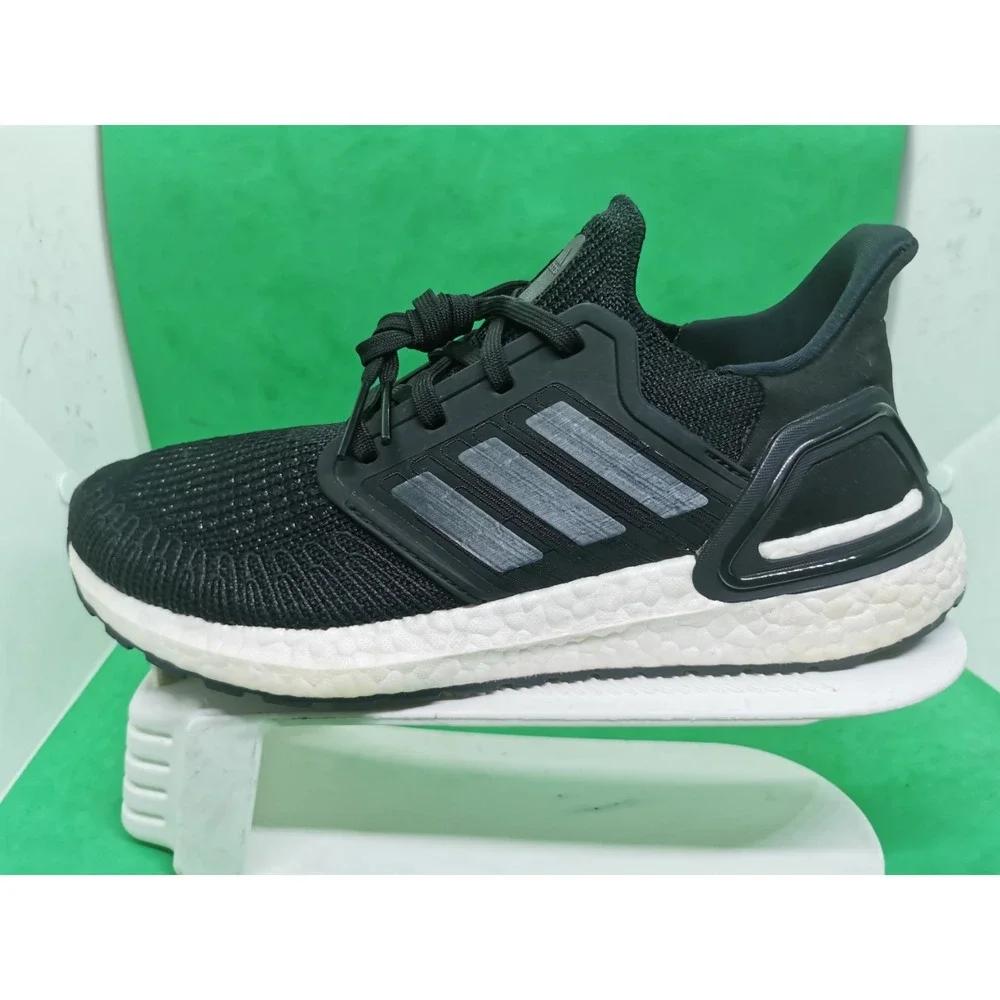 Adidas Ultraboost 20 Womens 8.5 Boost Running Shoes Sneakers White Black FY3457